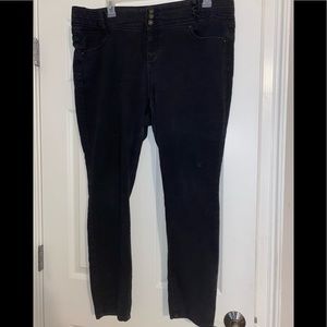 Blue Spice Black Jeans